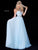 Sherri Hill - 51910 Two Piece Beaded Keyhole Cutout Long Dress In Blue