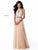 Sherri Hill - 51910 Two Piece Beaded Keyhole Cutout Long Dress In Neutral