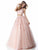 Sherri Hill - 51925 Two Piece Appliqued High Halter A Line Dress In Pink