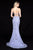 Sherri Hill - 51946 Tasseled Tie Back Beaded Sheath Dress In Purple