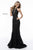 Sherri Hill - 51995 Lace Halter Mermaid Evening Dress In Black