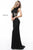 Sherri Hill - 52051 Embellished Jewel Neck Sheath Dress In Black