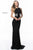 Sherri Hill - 52051 Embellished Jewel Neck Sheath Dress In Black