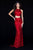 Sherri Hill - 52063 Two-Piece Fitted Long Sequined Dress In Red