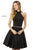 Sherri Hill - 52064 High Halter A Line Short Dress In Black