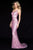 Sherri Hill - 52070 Sequined Plunging V-neck Trumpet Dress In Pink