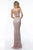 Sherri Hill - 52088 Beaded Two Piece Halter Evening Dress In Pink