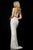 Sherri Hill - 52088 Beaded Two Piece Halter Evening Dress In White