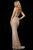 Sherri Hill - 52088 Beaded Two Piece Halter Evening Dress In Neutral