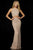 Sherri Hill - 52088 Beaded Two Piece Halter Evening Dress In Neutral