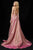 Sherri Hill - 52140 Square A-line Long Dress In Pink and Gold