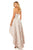 Sherri Hill - 52158 Semi-Sweetheart High-Low Gown In Neutral