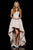 Sherri Hill - 52158 Semi-Sweetheart High-Low Gown In Neutral