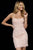 Sherri Hill - 52159 Beaded Scoop Neck Fitted Dress In Pink