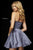 Sherri Hill - 52190 Strapless Satin Cocktail Dress with Beaded Pockets In Gray