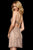 Sherri Hill - 52200 Beaded Lace Up Bandeau Short Dress In Neutral