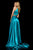 Sherri Hill - 52230 Two Piece Halter Charmeuse A Line Dress In Green