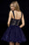Sherri Hill - 52271 Bedazzled Semi-Sweetheart Tulle A-line Dress In Blue and Multi-Color