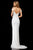 Sherri Hill - 52292 Beaded Off-Shoulder Sheath Dress In White