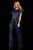 Sherri Hill - 52314 Embellished Jewel Neck Jumpsuit In Blue and Multi-Color