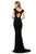 Sherri Hill - 52322 Beaded Cap Sleeves Trumpet Dress In Black