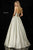 Sherri Hill - 52391 Strapless Sweetheart Pleated Ballgown In Gold