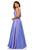 Sherri Hill - 52414 Plunging Bodice Beaded A Line Dress In Purple