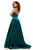 Sherri Hill - 52423 Beaded Scoop Neck Ballgown With Train In Green