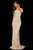 Sherri Hill - 52454 Fully Beaded Lace Up Back Fitted Evening Dress In Neutral and White