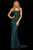 Sherri Hill - 52454 Fully Beaded Lace Up Back Fitted Evening Dress In Green