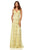 Sherri Hill - 52461 Beaded V-Neck A-Line Evening Dress