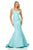 Sherri Hill - 52465 Scoop Neck Ruffled Mermaid Dress With Sexy Back In Green