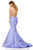 Sherri Hill - 52465 Scoop Neck Ruffled Mermaid Dress With Sexy Back In Purple