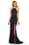 Sherri Hill - 52481 Halter Neck Glitter Stretch Fitted Dress In Purple