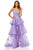 Sherri Hill - 52494 Strapless Embroidered A-line Dress In Purple