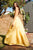 Sherri Hill - 52495 Sweetheart Fitted A-Line Evening Gown In Yellow