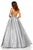 Sherri Hill - 52499 Strapless Sweetheart A-line Long Dress In Silver