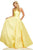 Sherri Hill - 52501 Beaded High Halter Neckline Evening Dress In Yellow