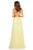 Sherri Hill - 52516 Two Piece Beaded Scoop Tulle A-line Dress In Yellow