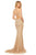 Sherri Hill - 52521 Sweetheart Beaded Trumpet Dress In Neutral