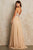 Sherri Hill - 52523 V-Neckline A-line Long Dress In Neutral