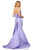 Sherri Hill - 52528 Two Piece Scoop Mermaid Evening Dress In Purple
