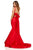 Sherri Hill - 52528 Two Piece Scoop Mermaid Evening Dress In Red