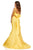 Sherri Hill - 52528 Two Piece Scoop Mermaid Evening Dress In Yellow