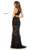Sherri Hill - 52561 Sequins High Halter Neckline Evening Dress In Black