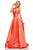 Sherri Hill - 52598 Beaded Two Piece A-line Dress In Orange