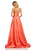 Sherri Hill - 52598 Beaded Two Piece A-line Dress In Orange