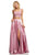 Sherri Hill - 52600 Two Piece Lace and Satin A-line Dress In Pink