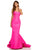 Sherri Hill - 52601 Strapless Taffeta Mermaid Gown In Pink