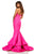 Sherri Hill - 52601 Strapless Taffeta Mermaid Gown In Pink